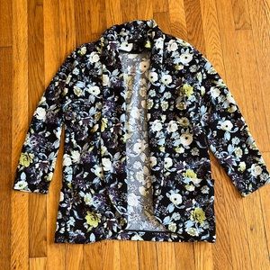 H&M Relaxed Floral Blazer- Size Small